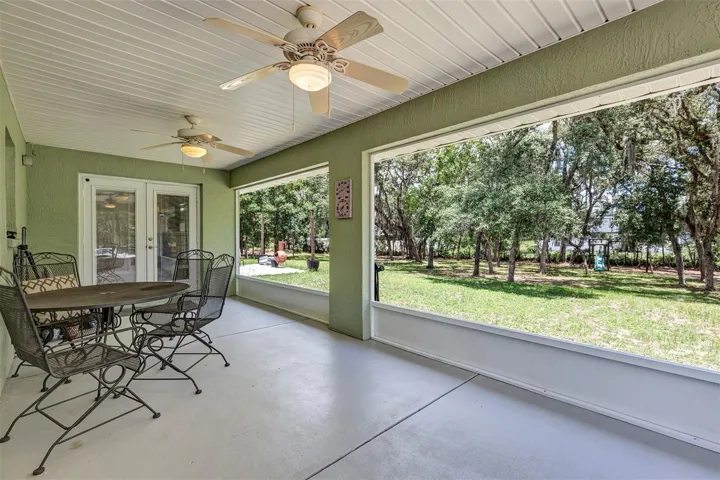 Covered Back Porch