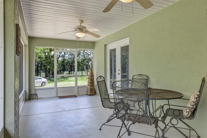 Covered Back Porch