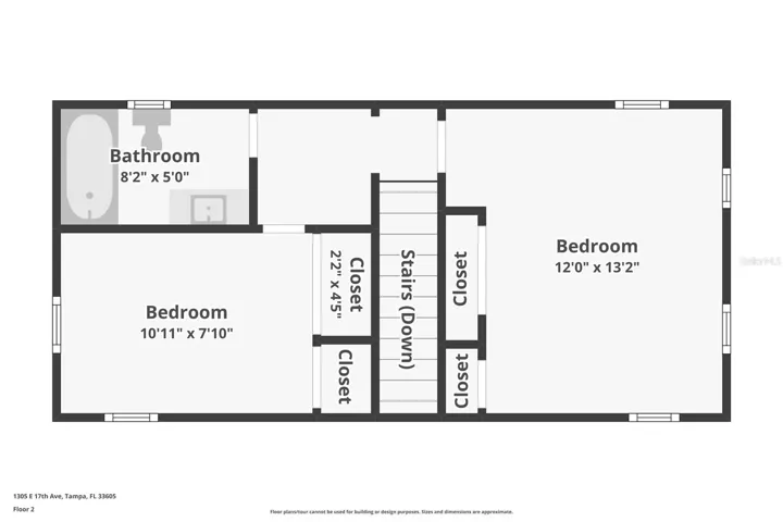1st unit 2nd floor plan