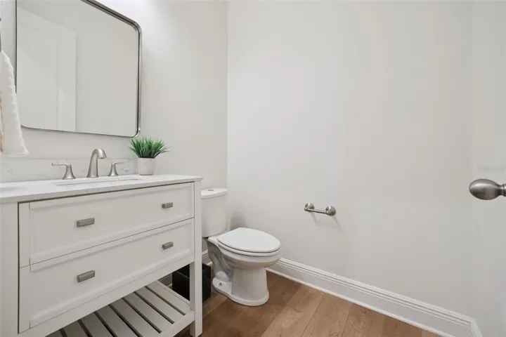 downstairs half bath