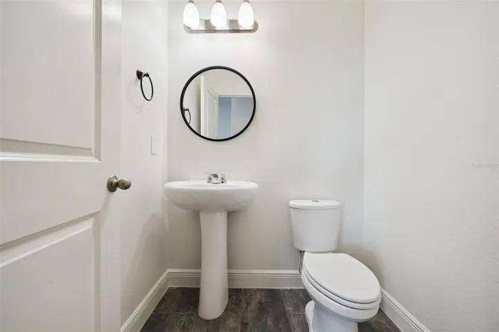 upstairs half bath