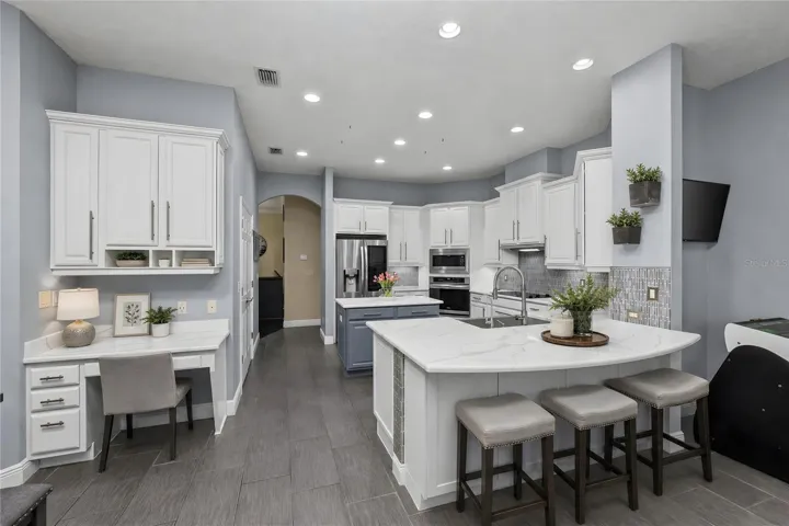 Updated kitchen at the heart of the home