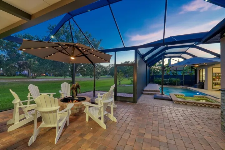 Did we mention this custom pool cage is perfect for entertaining friends and family, invite the neighbors too - we have space