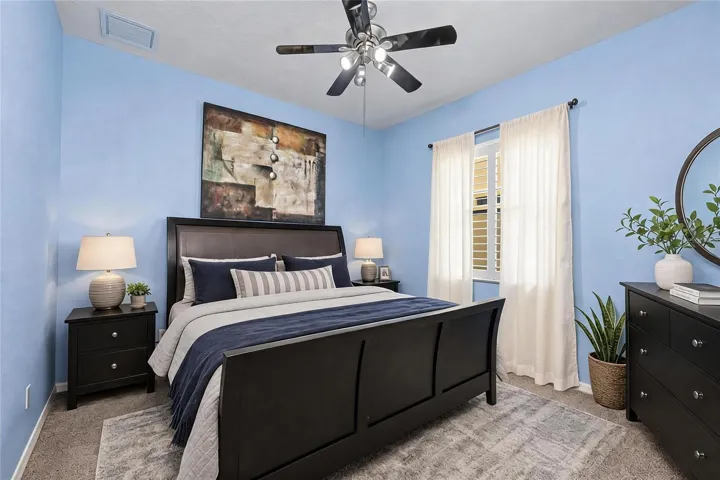 Bedroom 4 at the rear of the house - perfect to offer guests some privacy