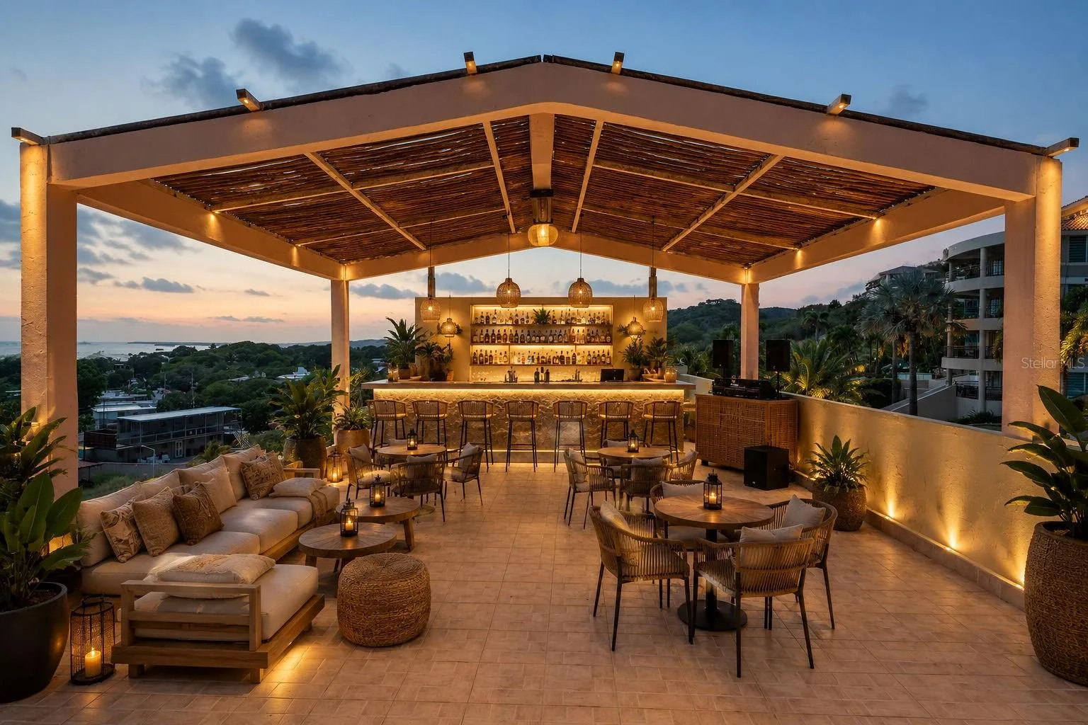 Visualization of a possible Restaurant area