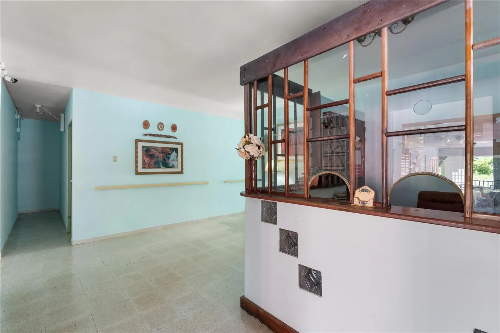 Reception area