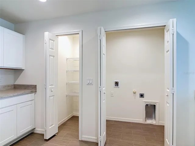 Pantry and Laundry closets