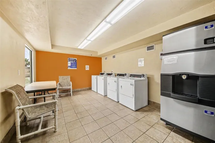 one of the laundry areas