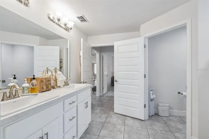 Jack and Jill bathroom