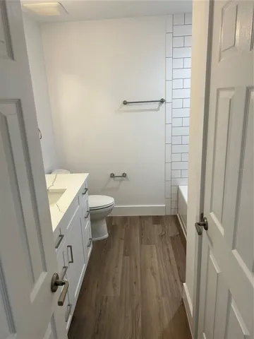 Hallway bathroom