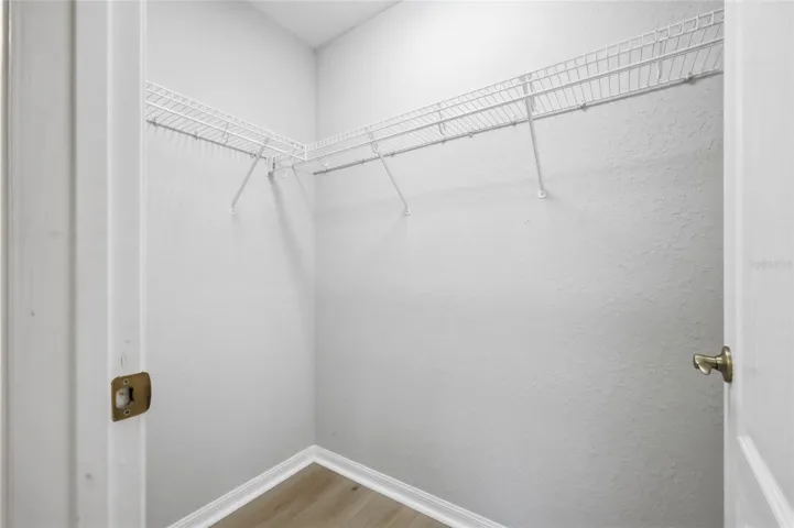 Primary walk in closet
