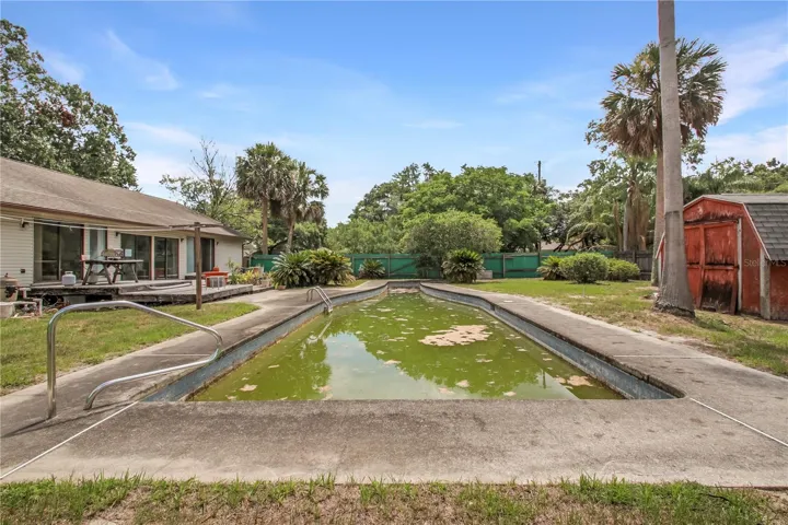 Pool will need some work