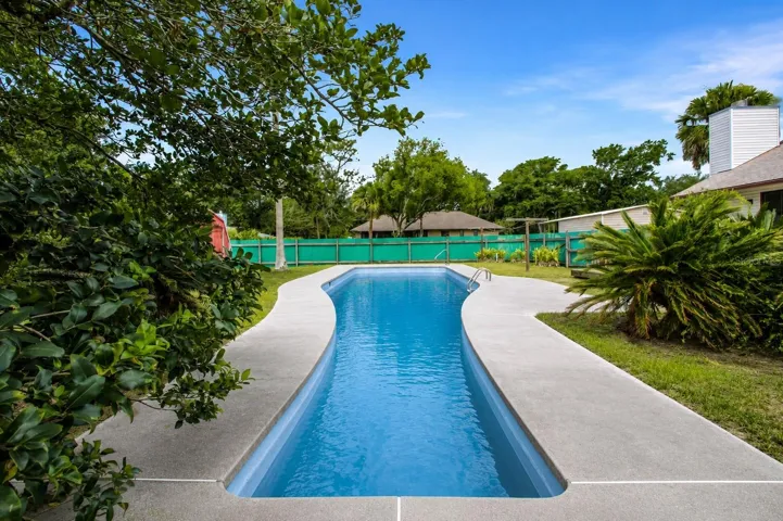 Pool staged