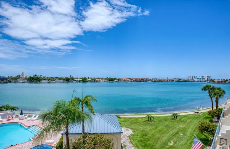 View from back balcony of Intracoastal
