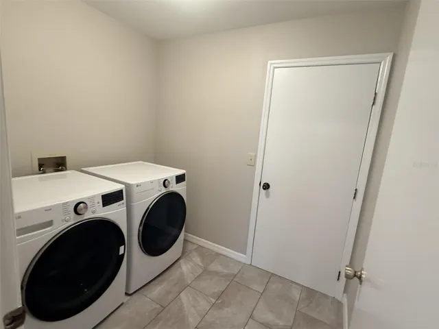 Laundry area