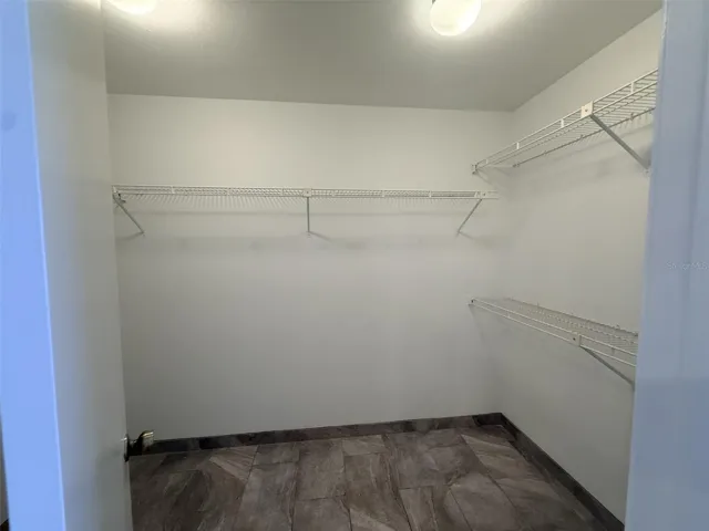 Master bedroom walk-in closet