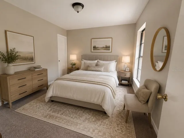 Bedroom 3-Virtually staged photo