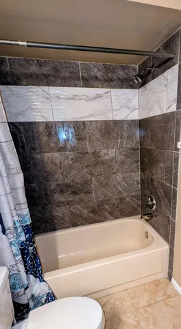 Shower with new tiles