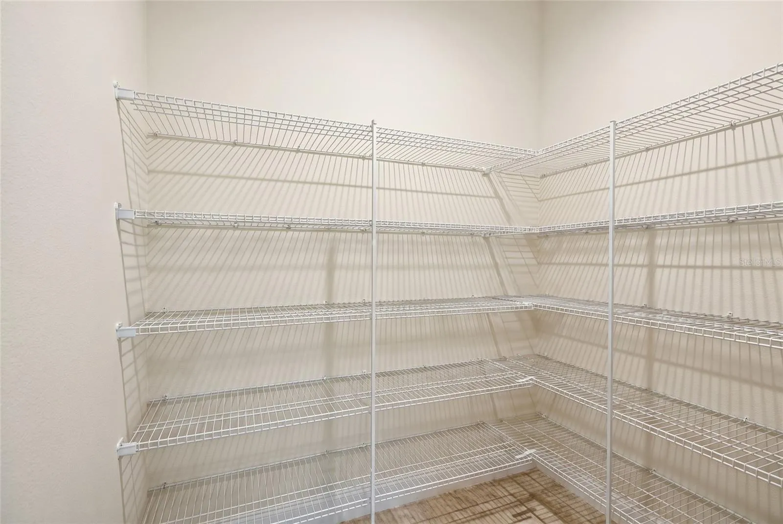 Pantry shelves