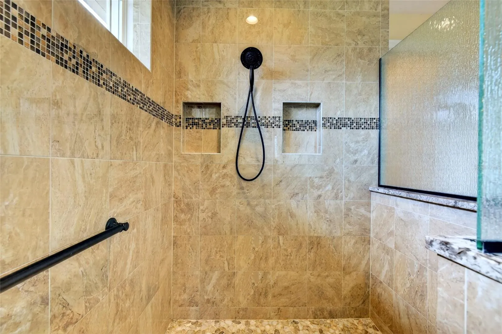 Primary bath shower