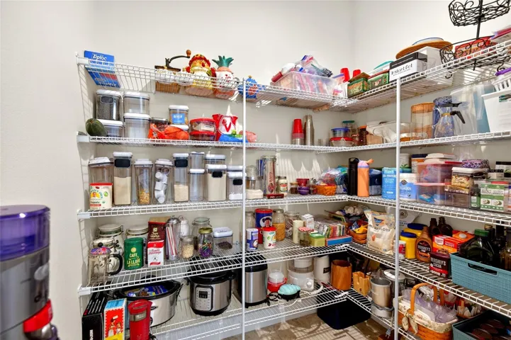 Pantry shelves