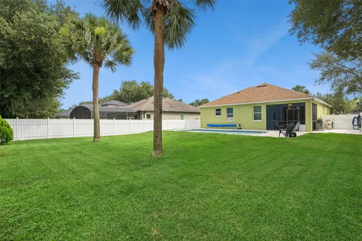 Spacious Fenced-in Back Yard