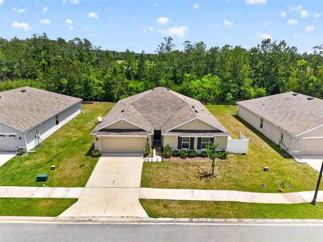 Large driveway