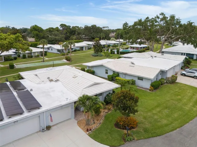 Aerial view of property