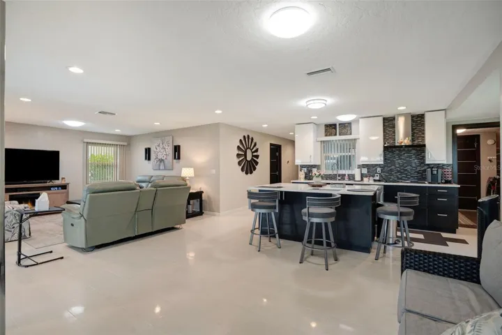 Open space area Living & kitchen