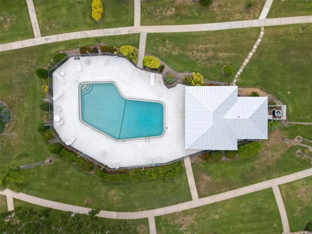 Areial of pool