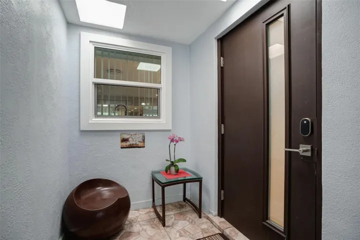 Front door electronic lock