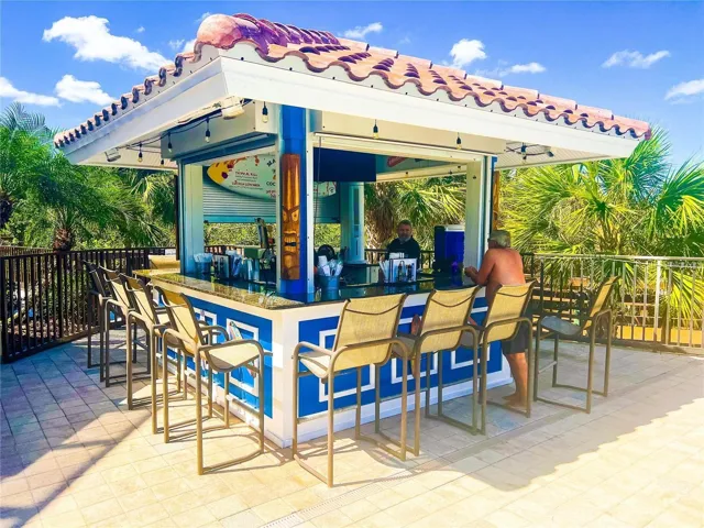 The Tiki Bar at the pool