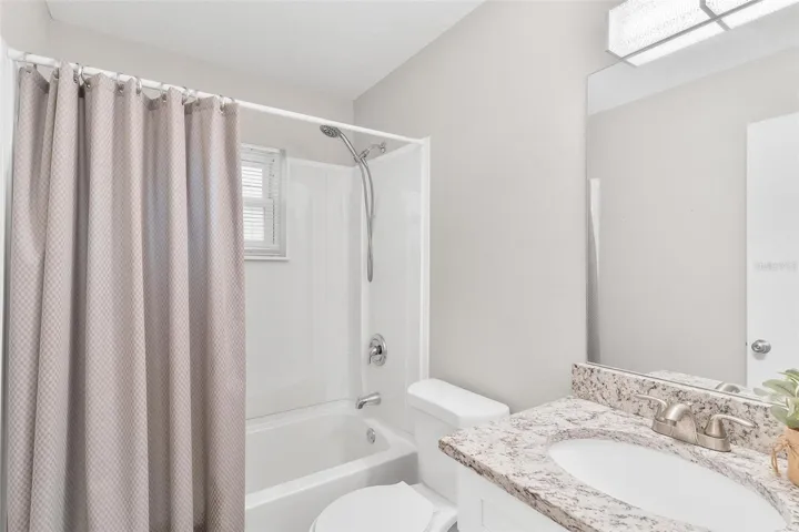 Remodeled Guest Bathroom with Tub