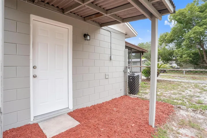 Quick access from exterior Side Door! From Garage