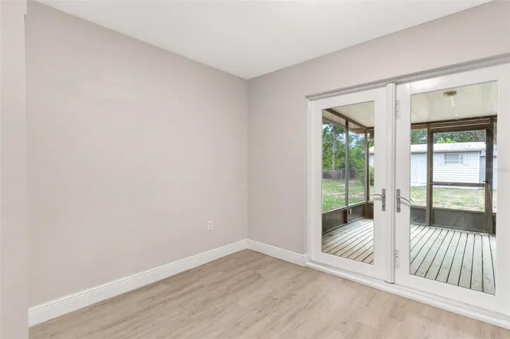 Love the French Doors from Dining to Porch!