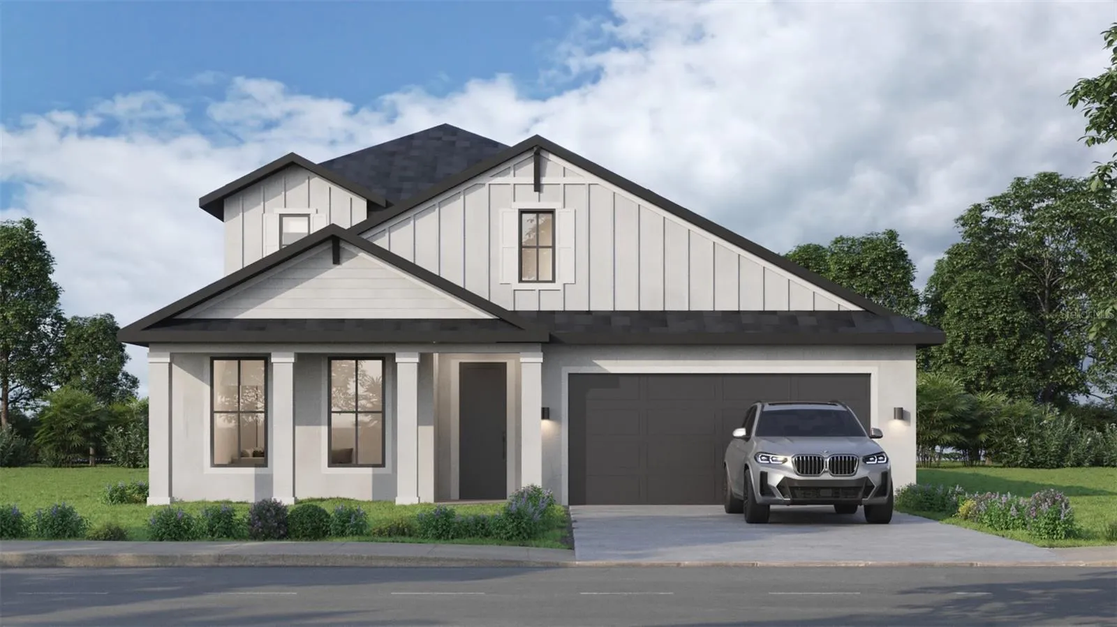 Photo is rendering of home.