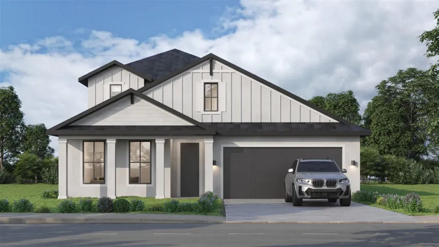 Photo is rendering of home.