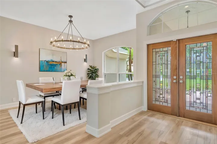 Virtually Staged Dining Room