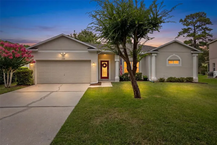 Nestled on a homesite just shy of a quarter acre with picturesque pond and golf course views, this beautifully maintained 3 bedroom, 2 bath home offers the perfect blend of privacy, comfort, and outdoor living in the sought after gated community of Stoneybrook East.