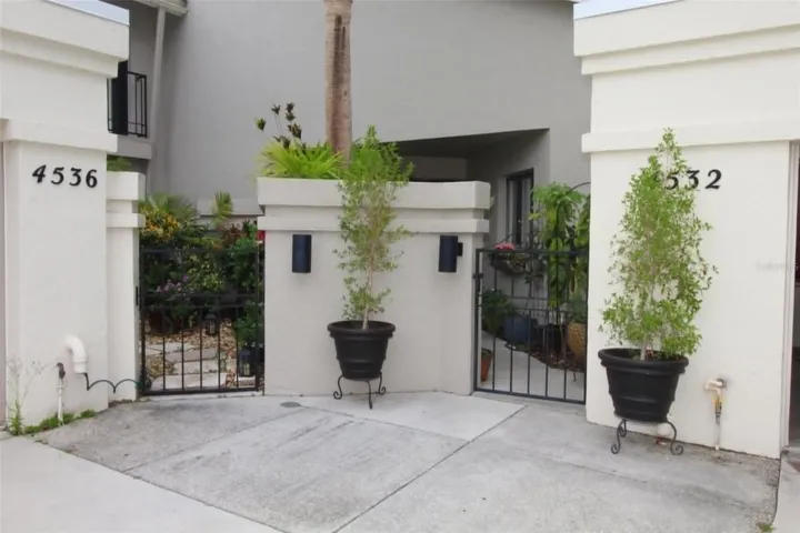 private courtyard