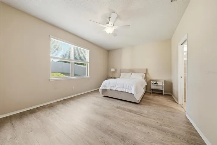 Large Primary bedroom located off the living room.