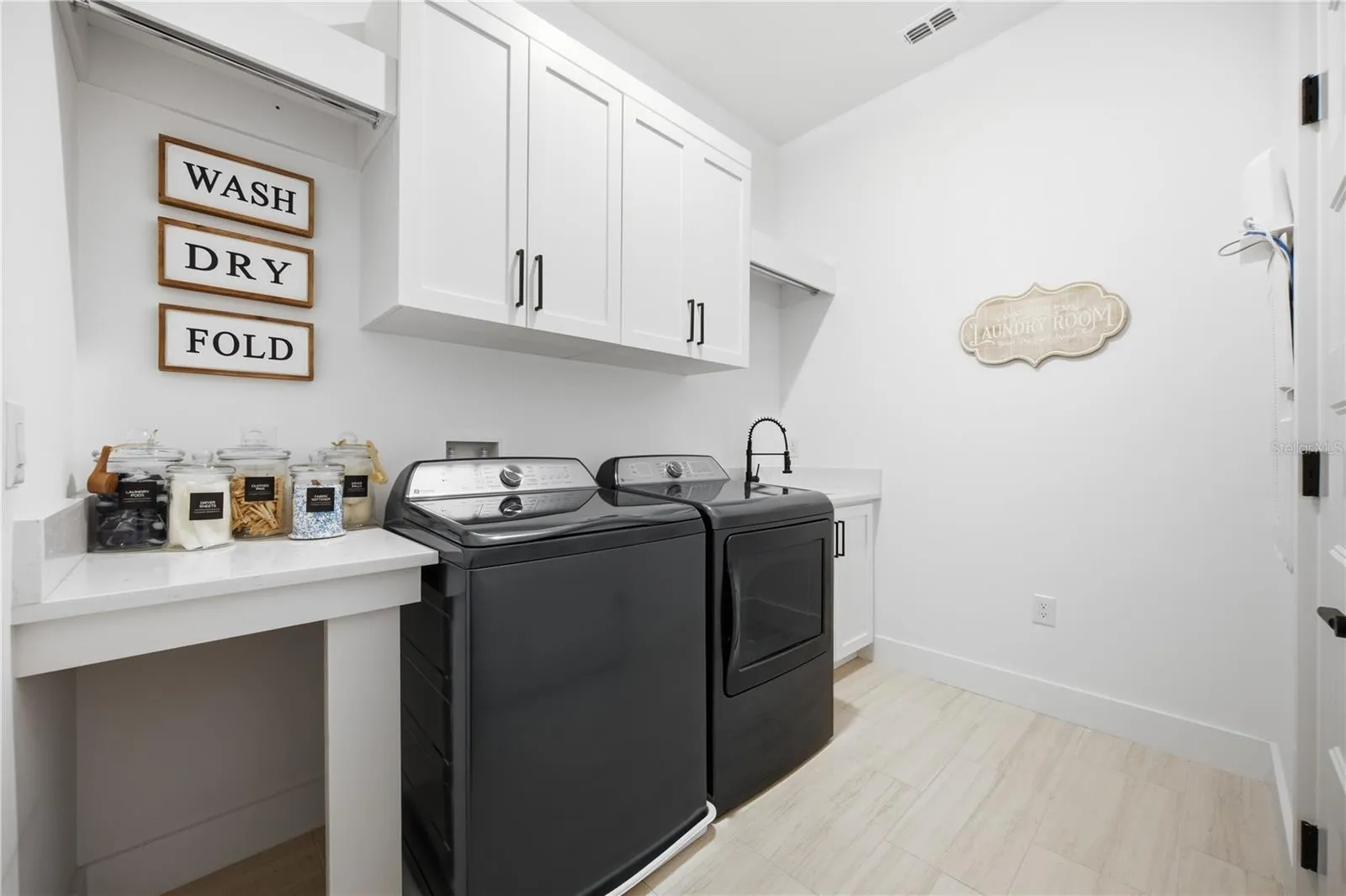 Upstairs Laundry room