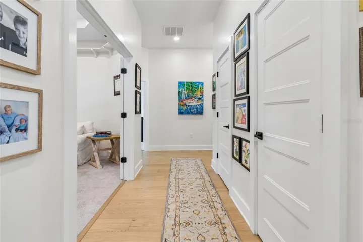 upstairs hallway leading to bedroom 3,4,5 and flex room