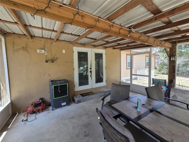 Rear Screened porch