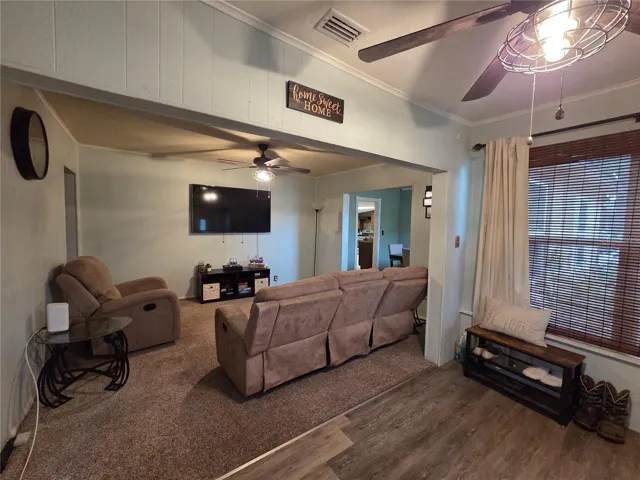 Foyer-living room view