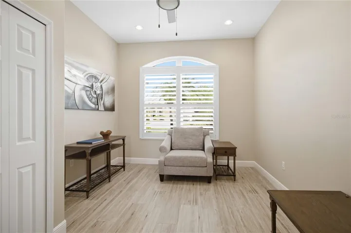 Office with beautiful window and Glass Doors