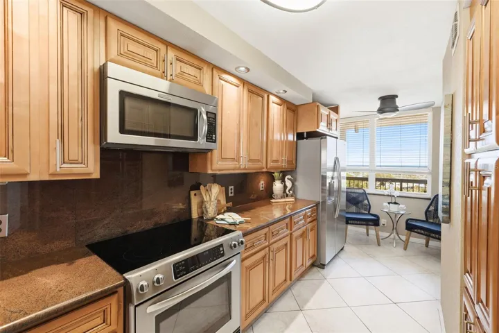 Kitchen with Gulf view
