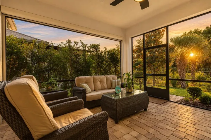 Lanai - virtually staged