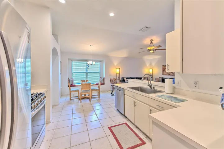 Kitchen looking towards Dinette