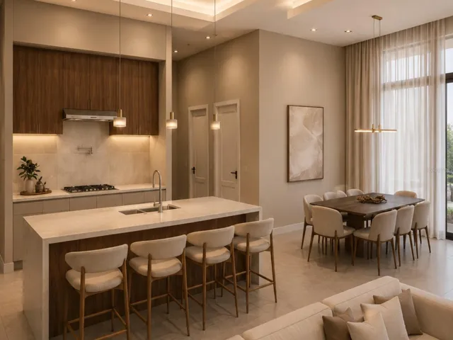 KITCHEN &amp; DINING ROOM